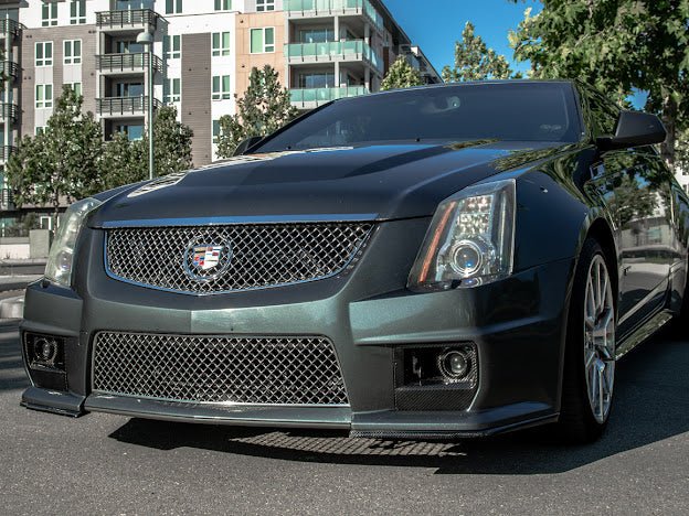 2009-15 CADILLAC CTS-V V2 |FACTORY STYLE FRONT LIP SPLITTER GROUND EFFECTS